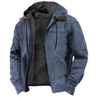 Jaqueta Masculina Para Inverno Fleece com Capuz - (Promoção de Inverno 2025)